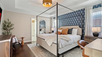 4 dormitorios, tabla de planchar con plancha, wifi y ropa de cama