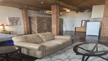 Smart TV, fireplace, video games, books