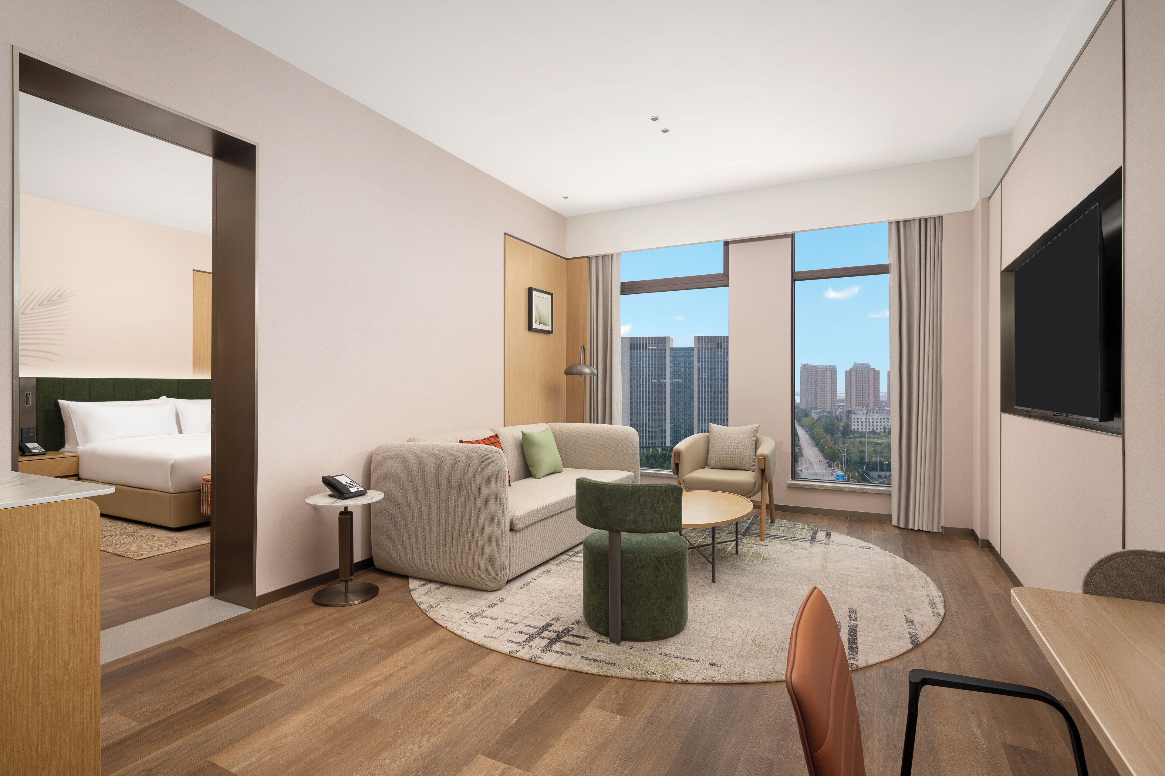 Suite Deluxe, 1 cama King size | Ropa de cama de alta calidad, artículos del minibar gratis y escritorio 