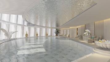 Indoor pool, outdoor pool