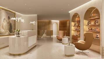 Couples treatment rooms, sauna, steam room, hot springs, Turkish bath