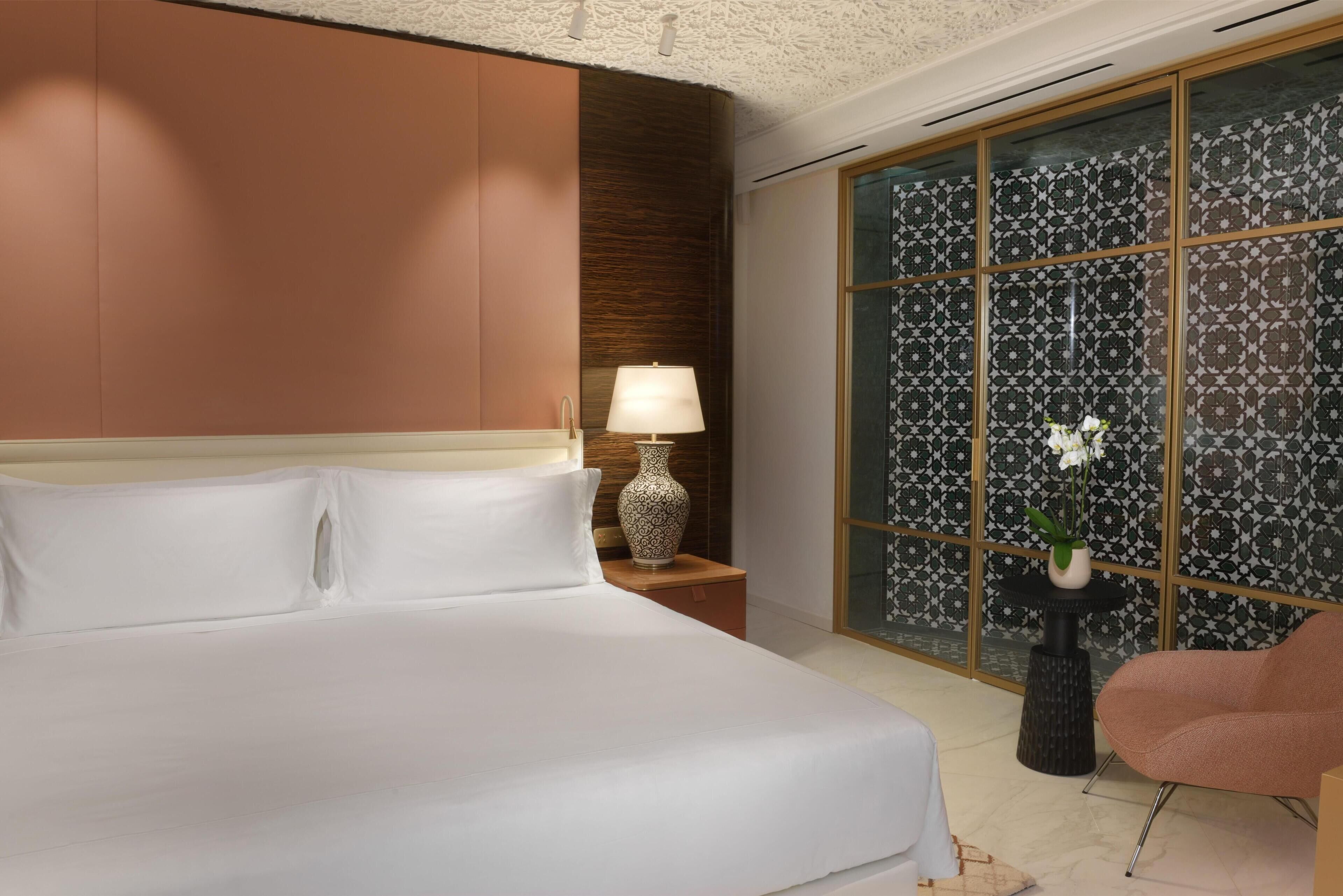 Sengetøy i egyptisk bomull, sengetøy av topp kvalitet og dundyner