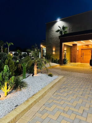 Façade de l’hébergement