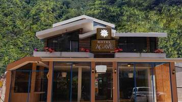 Entrada al alojamiento