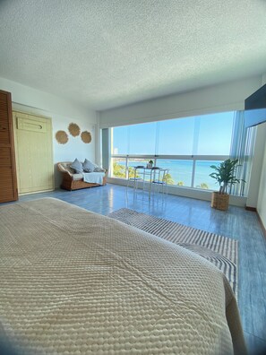 1 soverom, strykejern/-brett, wi-fi (inkludert) og sengetøy