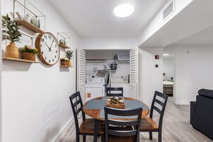 Standard Apartment, 1 Queen Bed with Sofa bed, Non Smoking, Patio | Living area | 75-inch flat-screen TV with digital channels, Netflix, Hulu