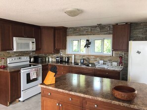 Microwave, oven, stovetop