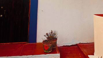 Vista frontal de la propiedad
