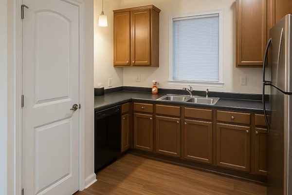 KĂŒhlschrank, Mikrowelle, Ofen, Herdplatte