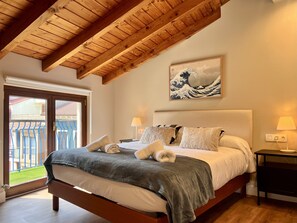 3 dormitorios, escritorio, tabla de planchar con plancha y wifi gratis