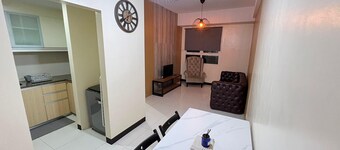 Chic 1-bedroom building in fantastic Pasay City with AC, fitness room