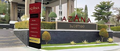 Voorkant van accommodatie