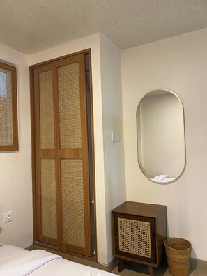 Quarto casal luxo | Banheiro | Chuveiro, produtos de toalete grátis, toalhas de banho, sabonete