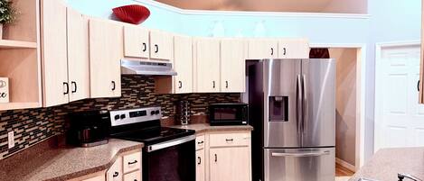 Microondas y parrilla de estufa