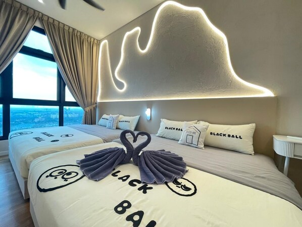 3 bedrooms, iron/ironing board, free WiFi, bed sheets