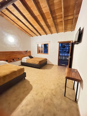 Family Quadruple Room, Pool View | Free WiFi, wheelchair access
