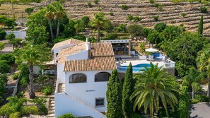 View from the terrace over the surroundings