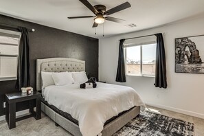 4 chambres, bureau, accès Internet, draps fournis