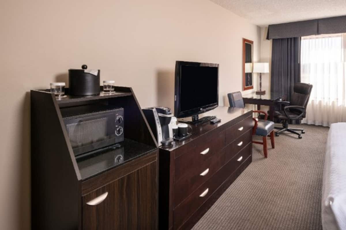 Desk, laptop workspace, iron/ironing board, free WiFi