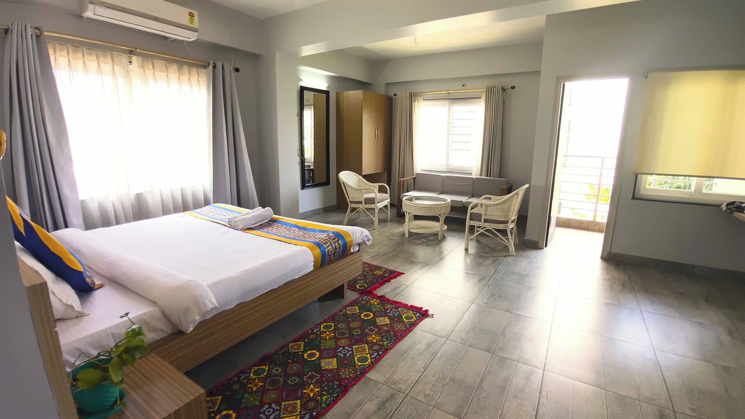 Chambre luxueuse, vue sur le jardin | Accès au Wi-Fi (inclus)