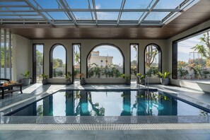 Indoor pool - ELIVAAS Jamun Farm 2 BHK Villa with Pool (Jaipur)