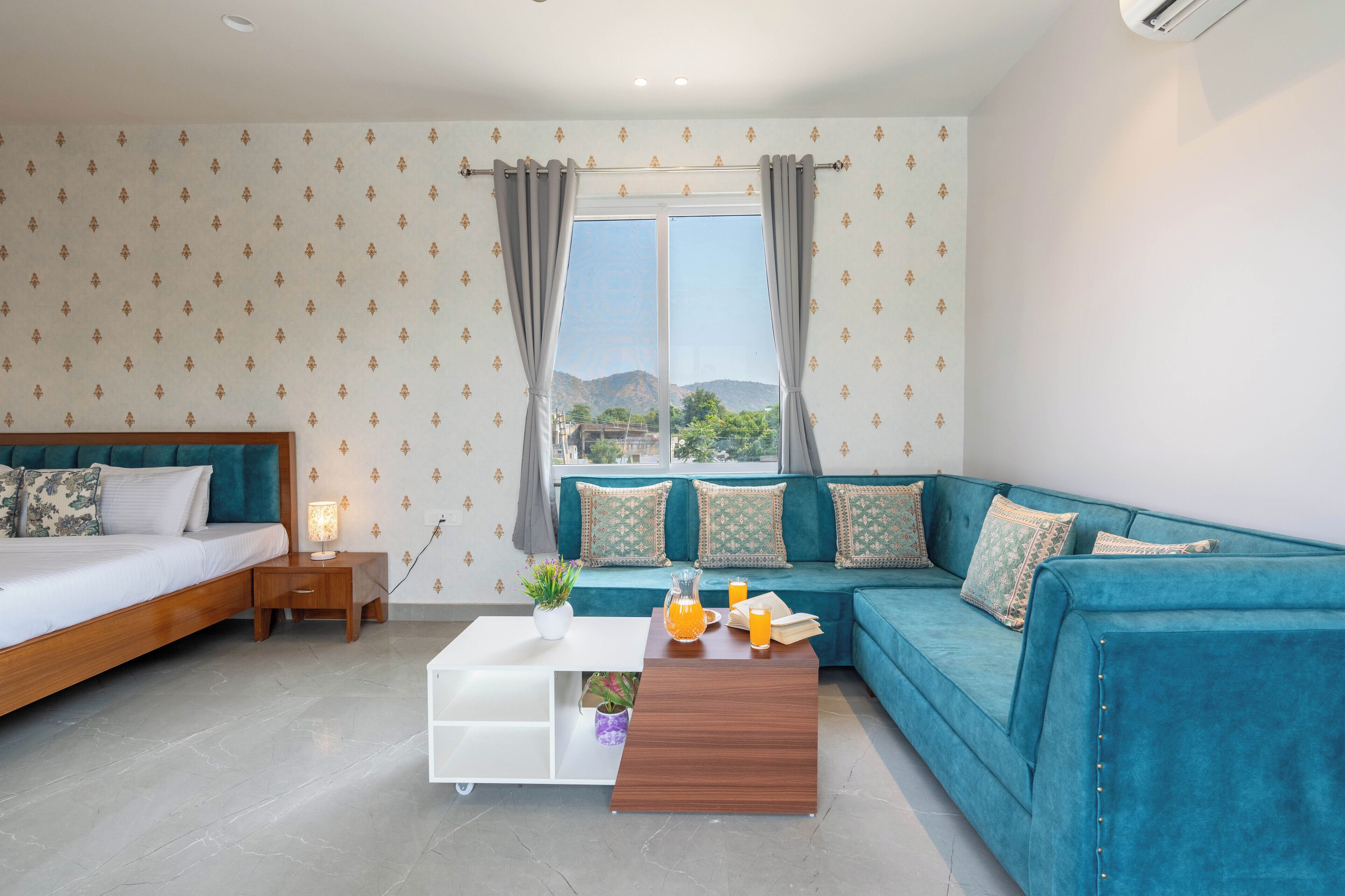 别墅, 花园景观 | 熨斗/熨衣板、免费 WiFi