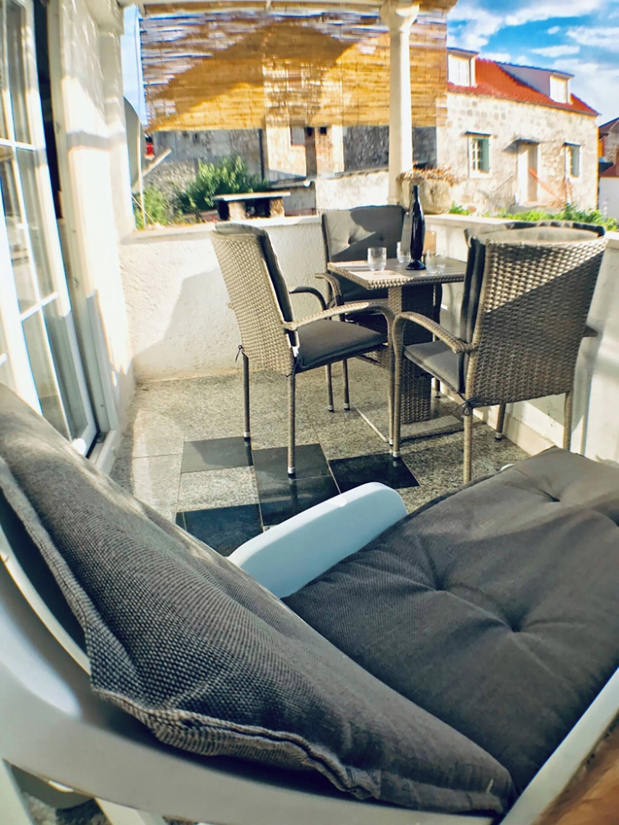Departamento, 1 habitación, para fumadores, balcón | Balcón