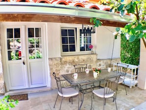 Apartment, 1 Bedroom, Smoking, Balcony | Outdoor dining - Apartment Lucy 1, Milna, Island Brac, Croatia (Milna)