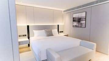 Kamar Eksekutif | Brankas, setrika/meja setrika, Wi-Fi gratis, dan seprai linen