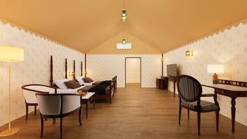 Sharanya Cottage | Desk, laptop workspace, free WiFi, wheelchair access