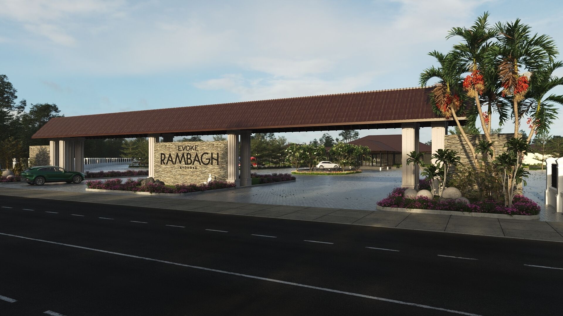 Mặt tiền nơi lưu trú