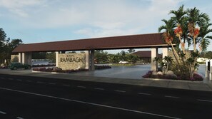 Façade de l’hébergement