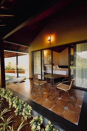Superior Suite, Balcony, Pool View | Private pool