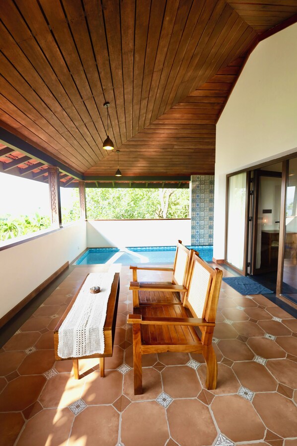 Luxury Suite, Balcony, Garden View | Private pool