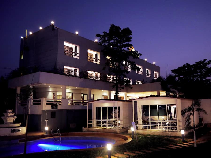 Voorkant van accommodatie