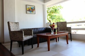 Sala de estar en el lobby