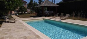 Pool - 4-bedroom villa with pool, Air conditioning, garden, parking in a quiet village (Colomars)