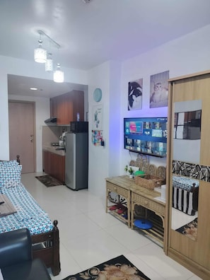 Appart'hôtel, 1 chambre, accessible aux personnes à mobilité réduite, piscine privée | Intérieur