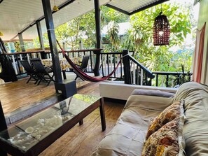 Apartment, 2 Bedrooms, Smoking, Balcony | Living area