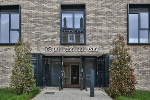 Overnatningsstedets facade