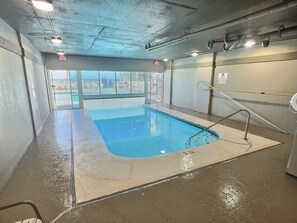 Indoor pool, a heated pool
