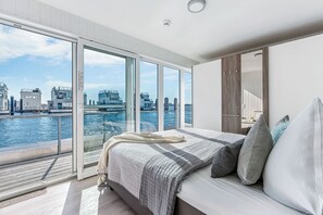 2 makuuhuonetta, silitysrauta/-lauta, vauvan matkasänky, ilmainen Wi-Fi