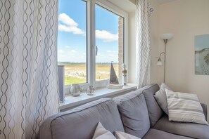 Télévision, cheminée, lecteur de DVD, chaîne hi-fi