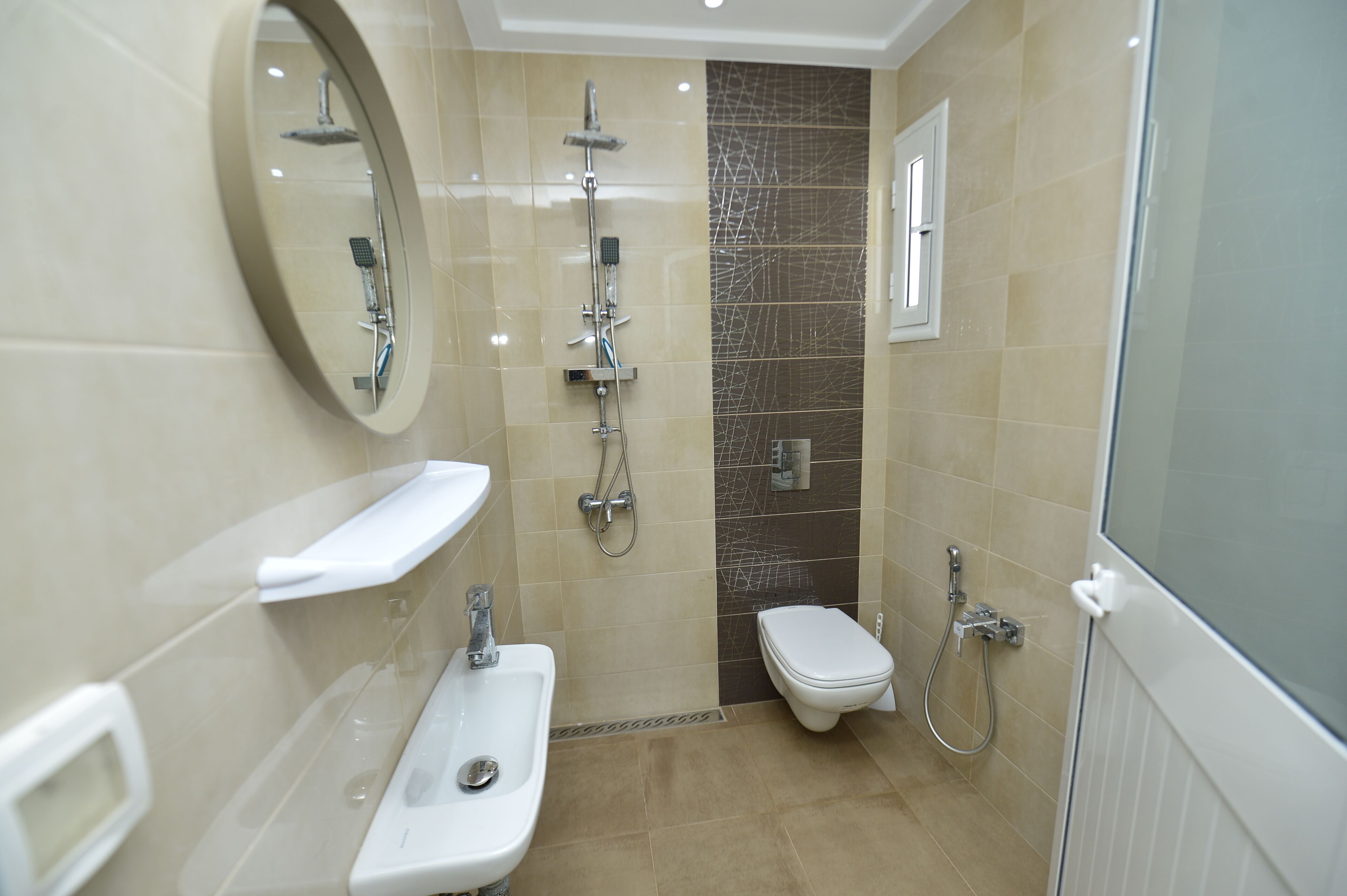 Towels, soap, toilet paper