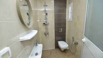 Towels, soap, toilet paper