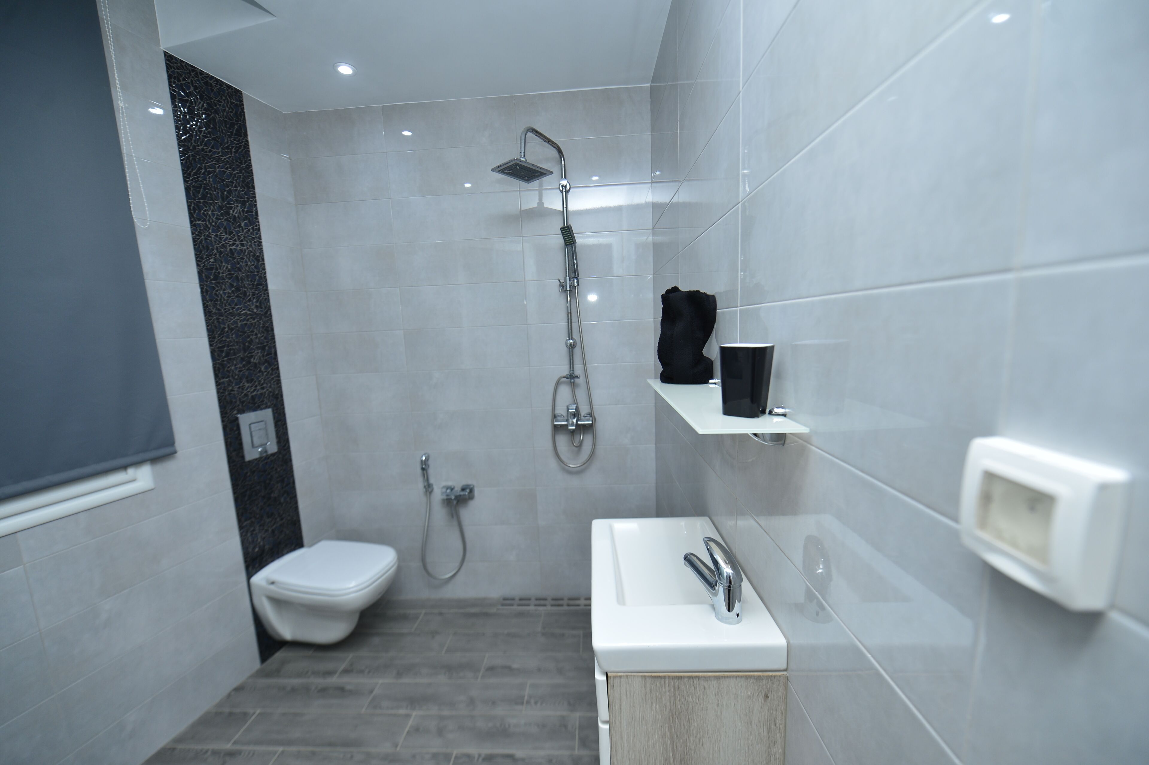 Towels, soap, toilet paper