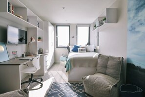 Single Room, Non Smoking | Blackout drapes, free WiFi - Student Only Europa House (Portsmouth)