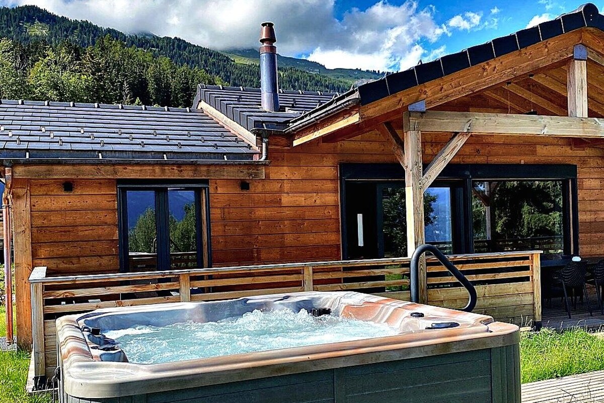 Superior Chalet, Hot Tub | Terrace/patio