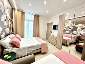 1 bedroom, in-room safe, iron/ironing board, travel crib