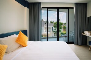Deluxe Double Room | View from room - Seava Beach (Tha Sala)